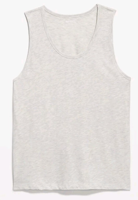 NWT Men’s Old Navy Scoop Neck Tank Top Size XL Heather Gray