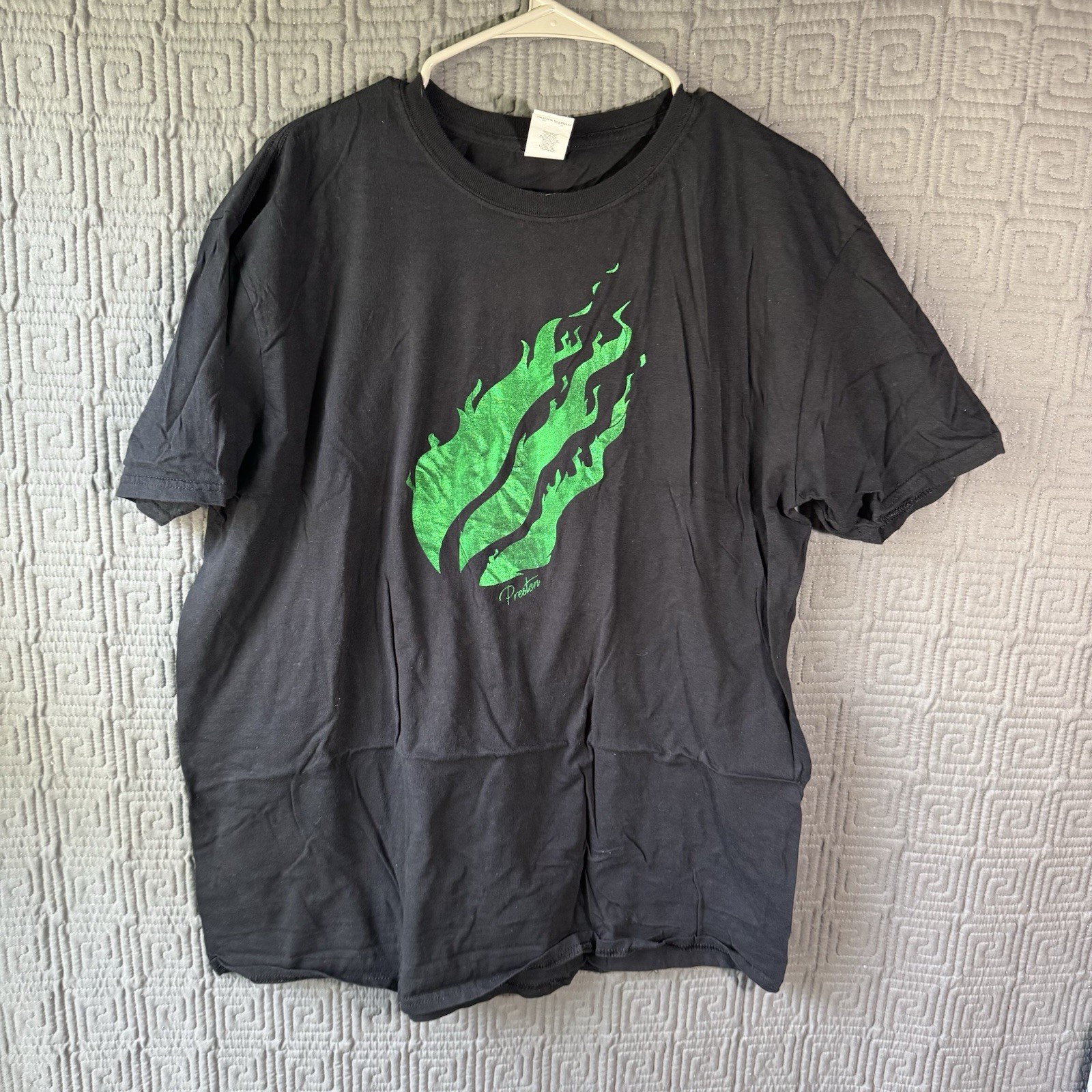Gildan Softstyle T-Shirt Men’s Xl Black Ring Spun Preston Playz 100% Cotton