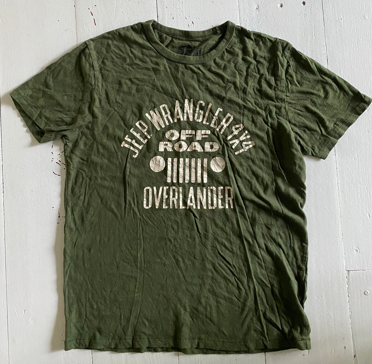 JEEP WRANGLER OFF ROAD Over lander by LUCKY BRAND Men’s Shirt Medium Green