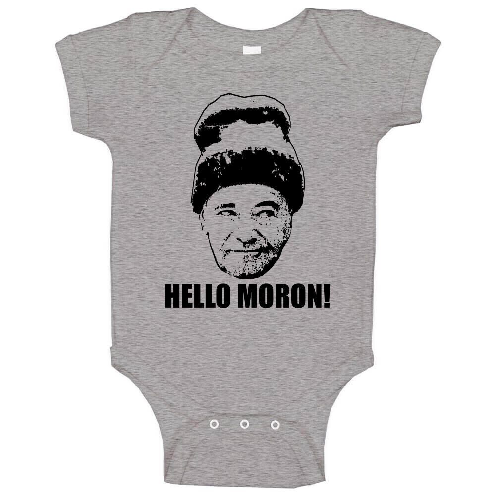 Grumpy Old Men Quote Hello Moron T Shirt