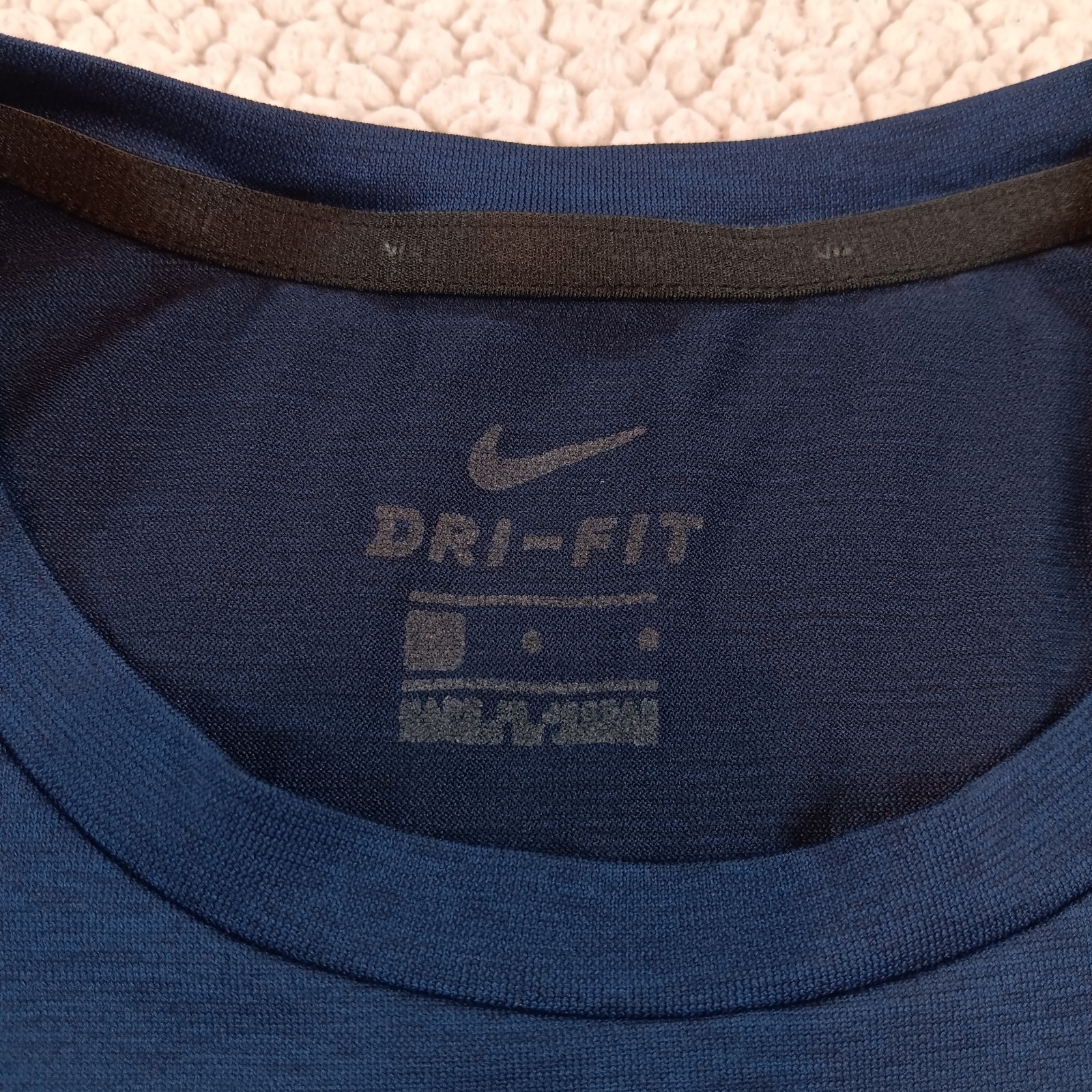 Nike Dri-FIT The Nike Tee Men’s L Blue Graphic Print Nike Swoosh T-Shirt