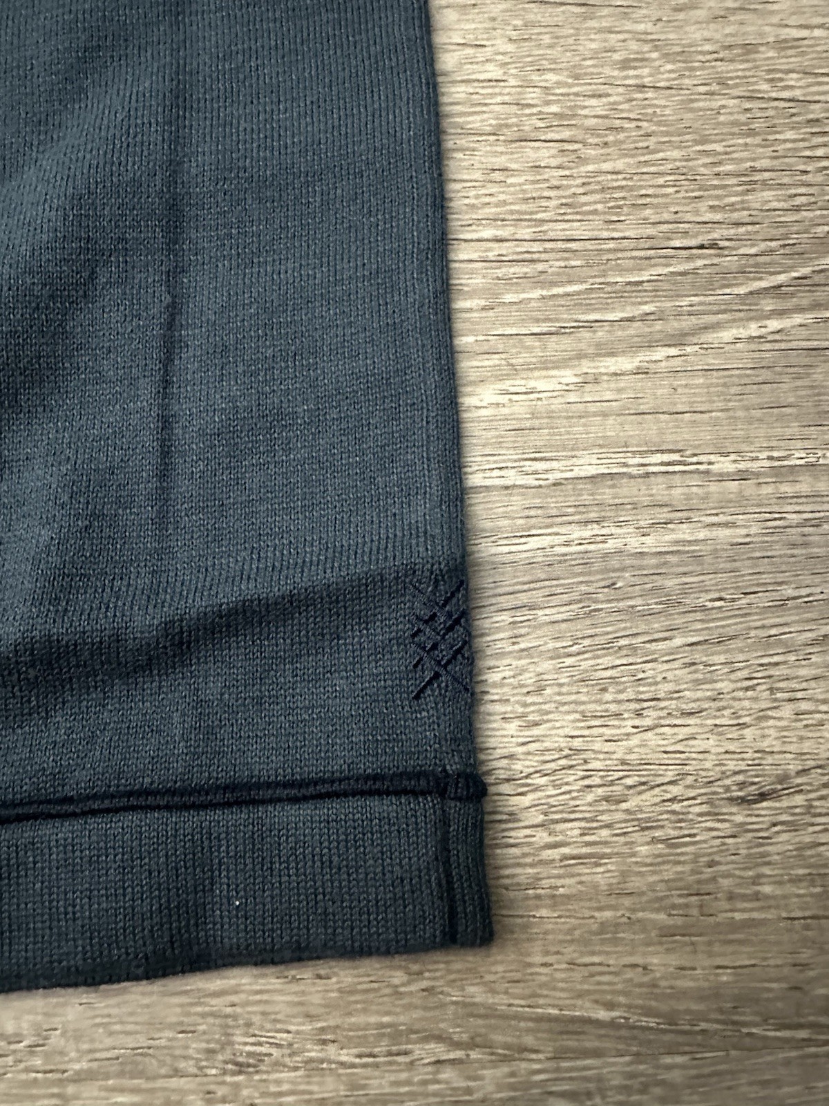 Rhone Compass Knit Tee Men’s Large Deep Sea Blue/ True Navy