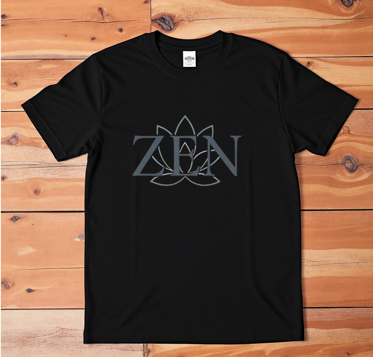 Zen Lotus Flower T-Shirt | Minimalist Yoga Mindfulness Spiritual Graphic Tee