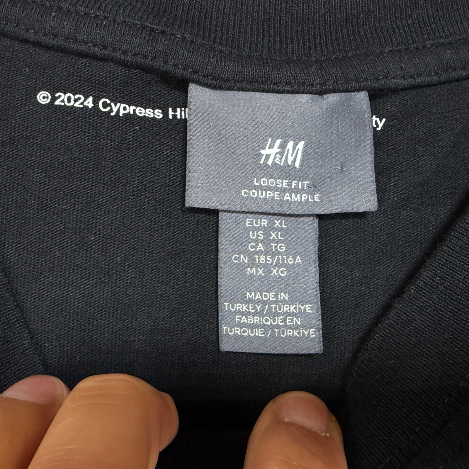 H&M Cypress Hill IV Album Loose Fit T-Shirt Men’s Size XL