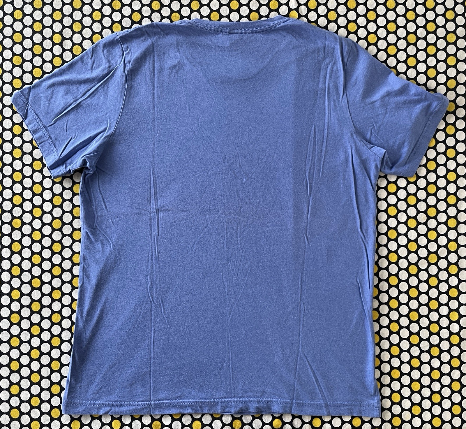 Canvas by Bella + Canvas Blue Size L Short Sleeve Crewneck Cotton T-Shirt