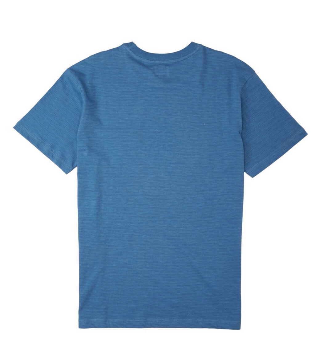 $33 Billabong Men’s Mesa Slub Crew Short Sleeve T-Shirt Bay Blue Size M
