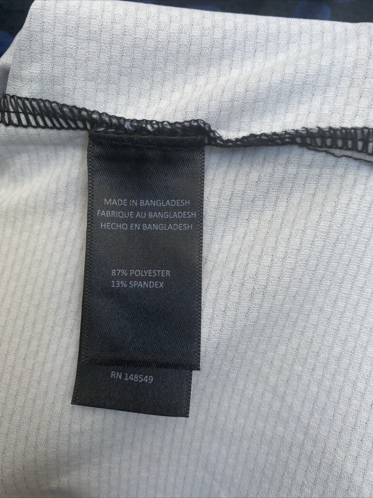 Kenneth Cole Active T Shirt Large Blue Camo Crew Neck Tech SS Tee NWT $49