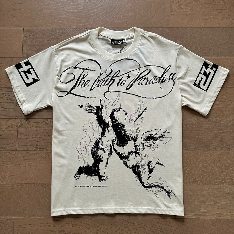 HELL STUDIOS STAR The Path To Paradise Men’s Fashion Same Short sleeved T-shirt