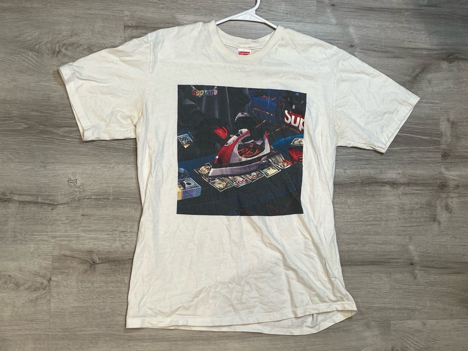 SS22 SUPREME GAS ALWAYS OPEN BOX LOGO TEE T SHIRT WHITE SZ Medium