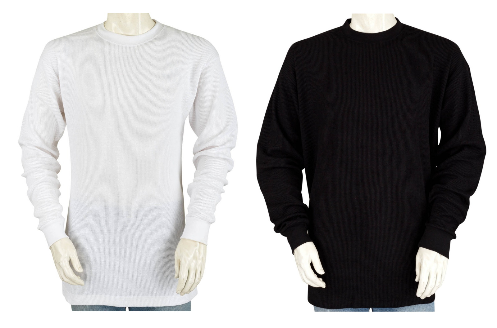 STYLLION – Big and Tall Mens Thermal Shirt – Heavy Weight – 95% Cotton 5% Poly