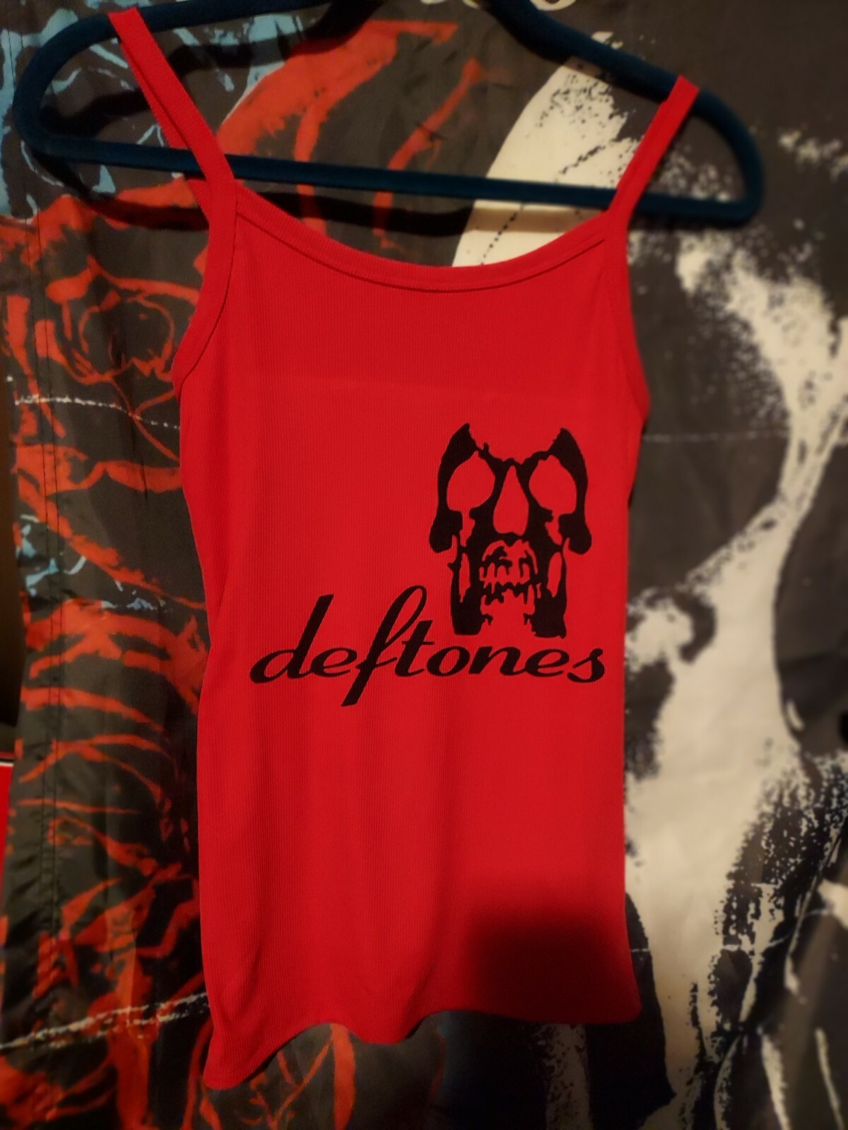 Deftones tank top ribbed deftones shirt any size xs through xxl