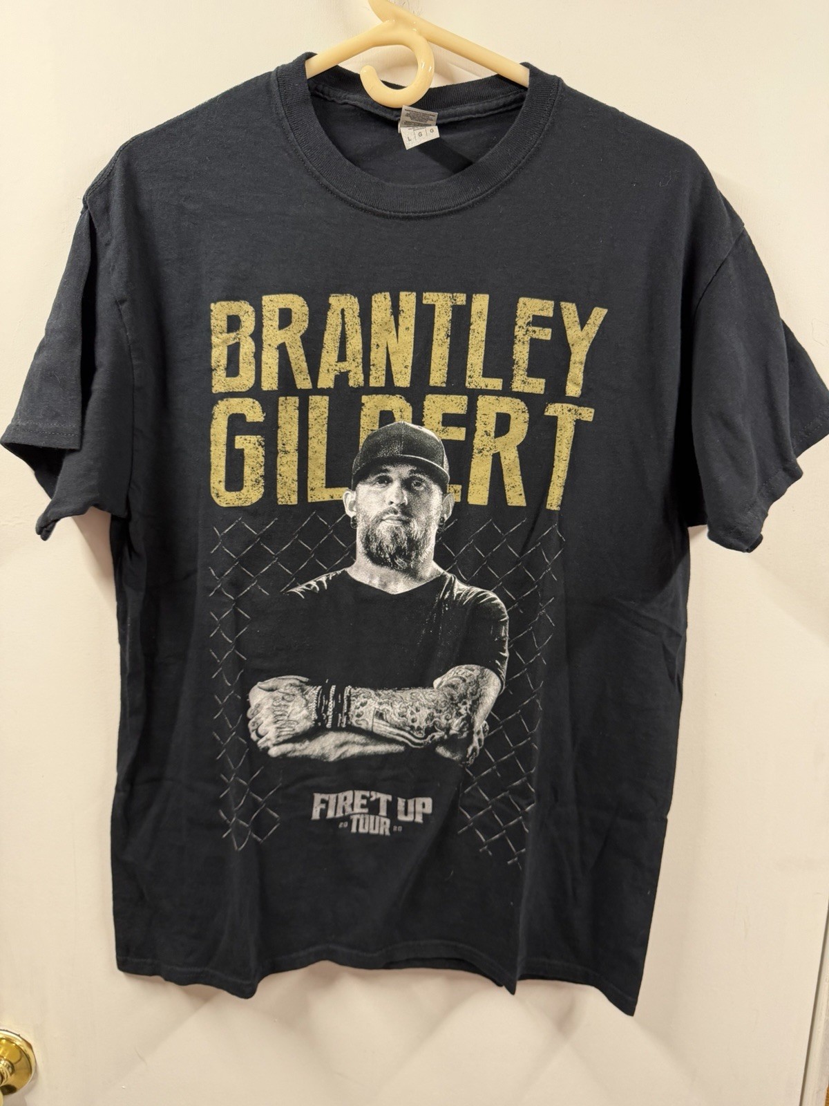 Brantley Gilbert Tour Shirt 2020 Fire’t Up 2020 Size Large Country Concert