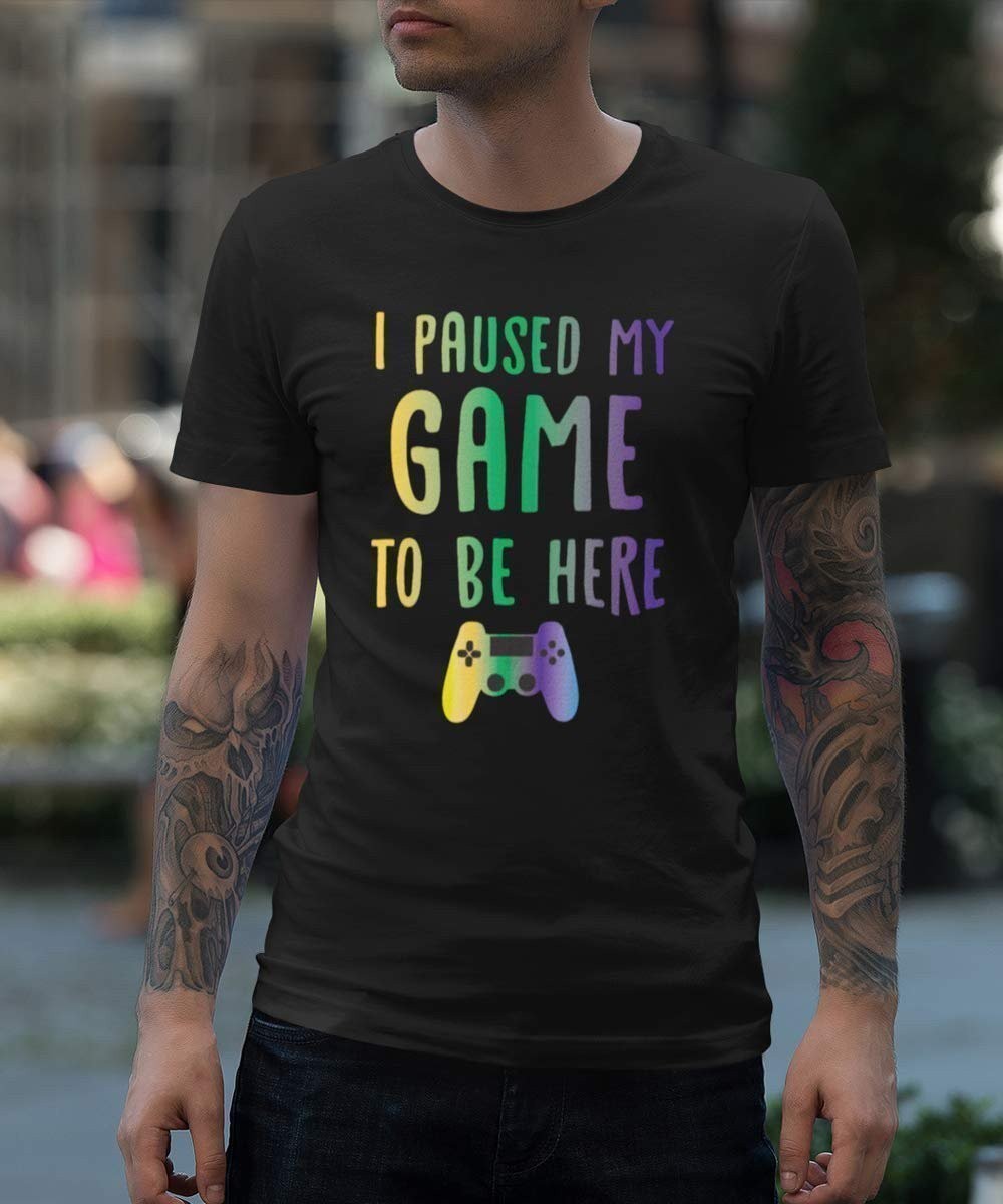 BROOKLYN VERTICAL 2-Pack Video Gamer Gaming Short Sleeve Crew Neck T-Shirt with