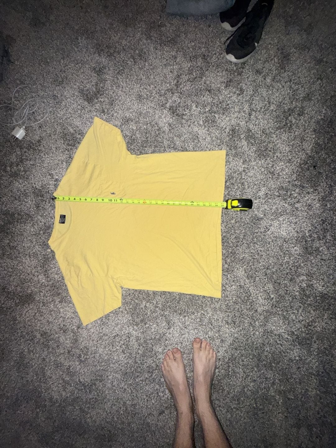 Vintage Single Stitch Polo Ralph Lauren Men’s Yellow Pocket T-Shirt