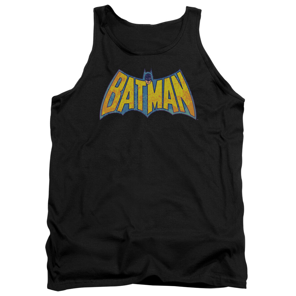 BATMAN NEON DISTRESS LOGO Licensed Men’s Tank Top Sleeveless Tee SM-2XL