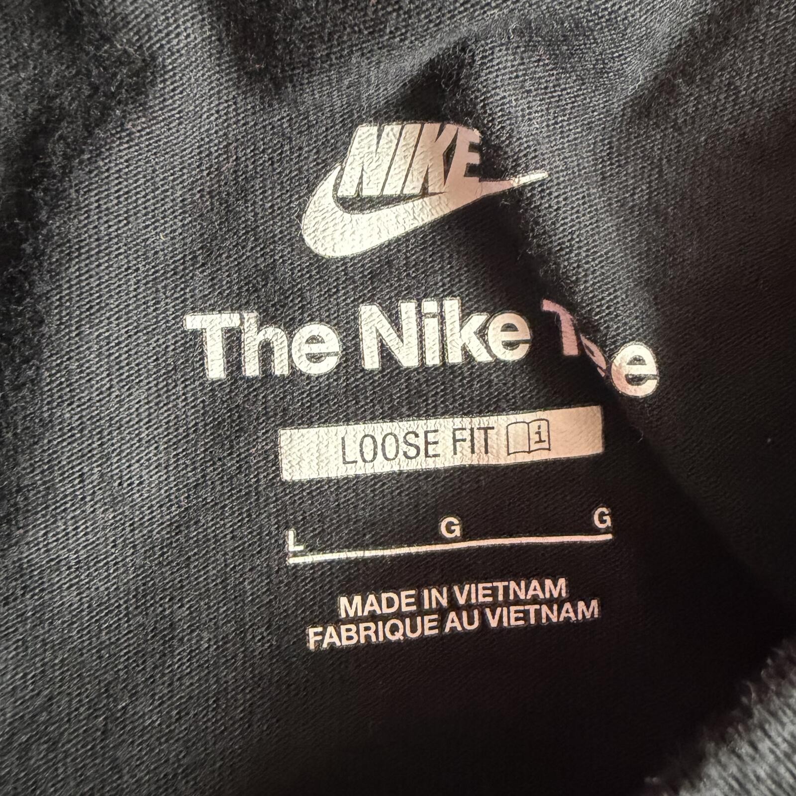 Nike Air Black Tee Size Large