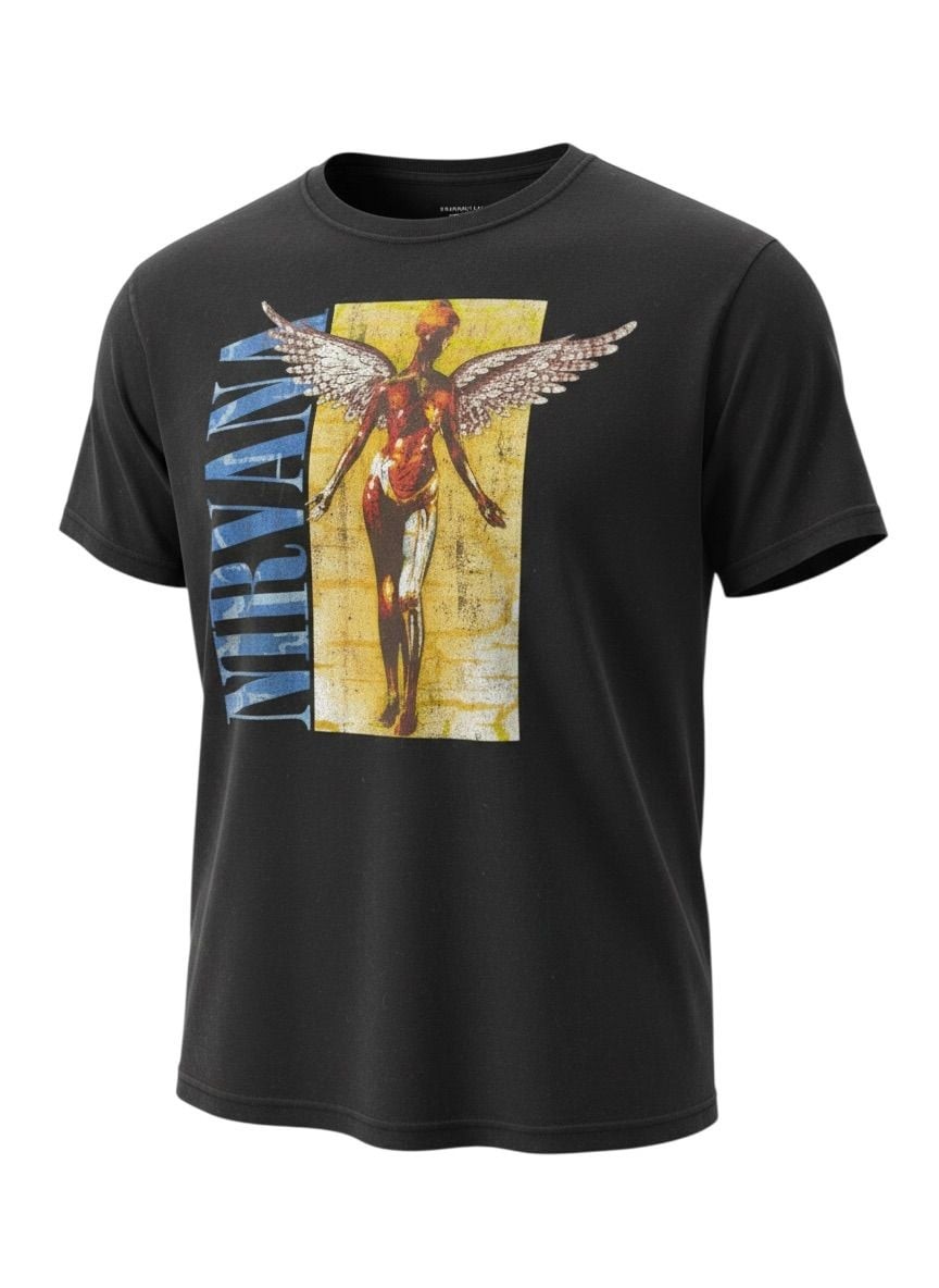Nirvana In Utero Graphic Black T-Shirt Spencer’s Exclusive