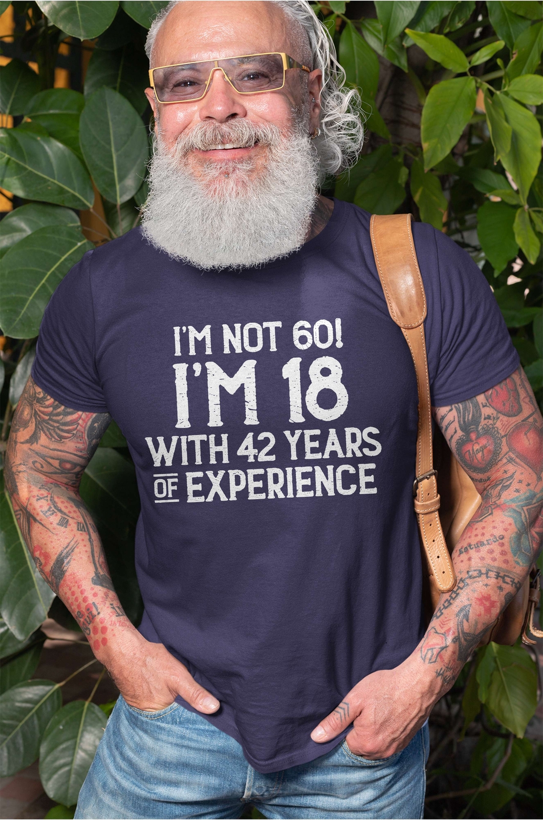 Men’s Funny 60 year anniversary T-shirt Papa Grandpa Dad Father’s day Gift Tee