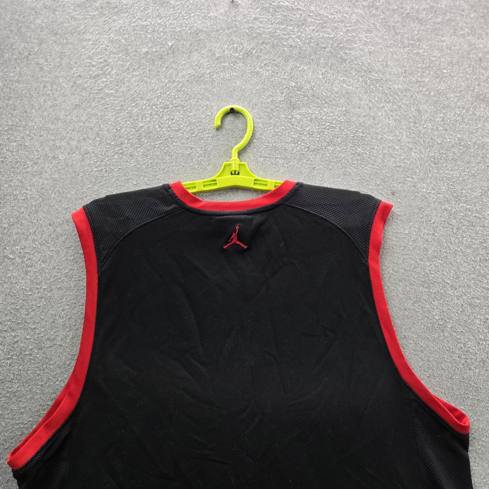 Air Jordan Men Jersey L/G Black Embroidered Logo Basketball Y2K