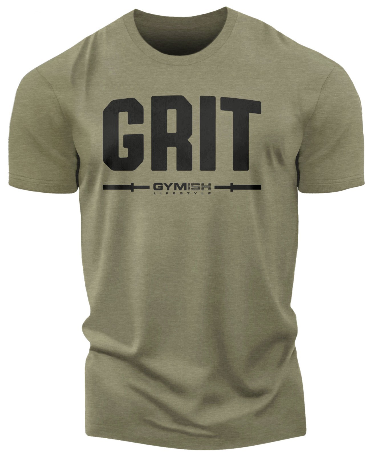 134. Grit Funny Motivational Workout Gym T-Shirt for Men