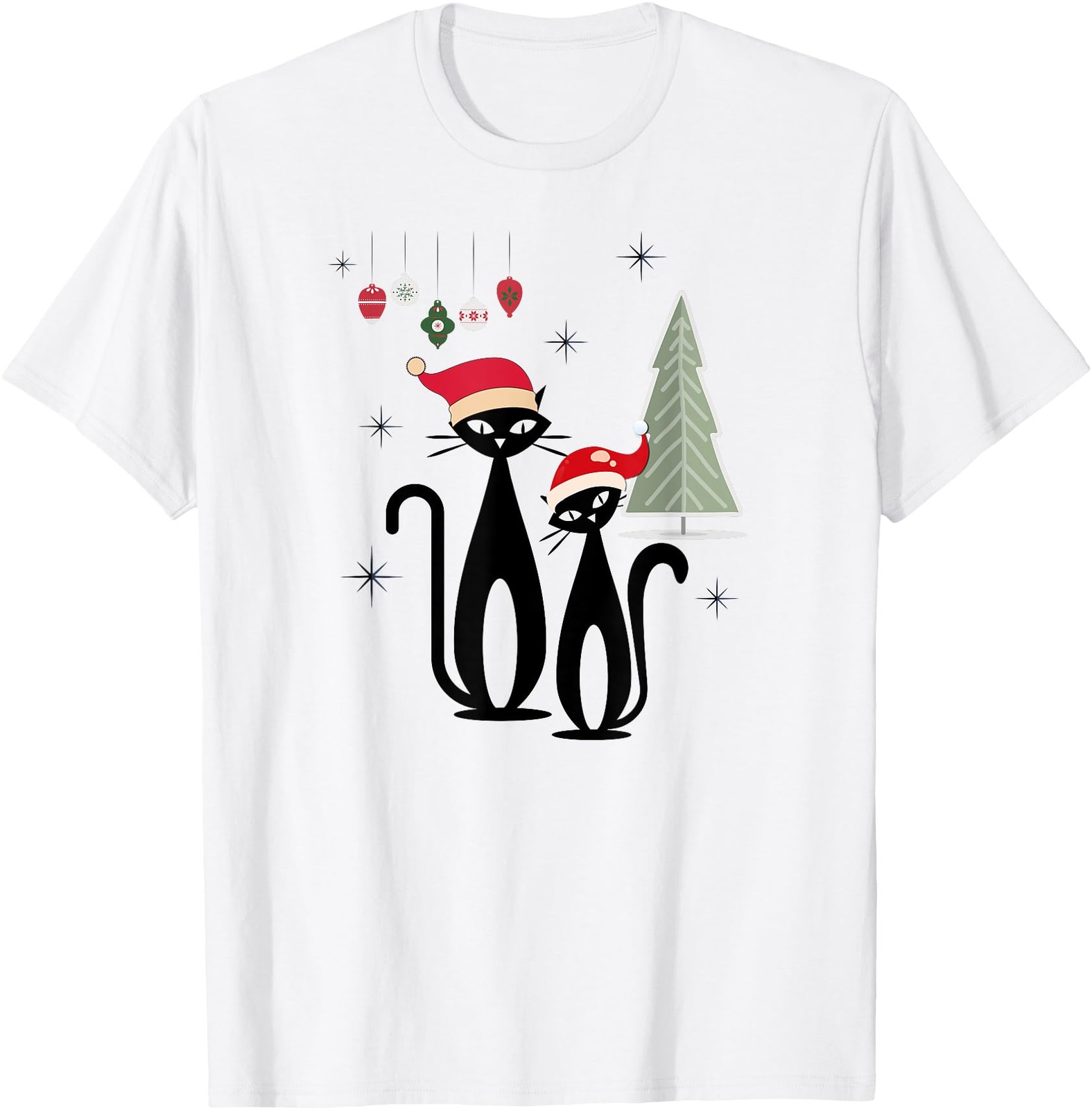 FUNNY CHRISTMAS MID CENTURY MODERN CUTE WOMEN’S, MEN NOVELTY T-Shirt