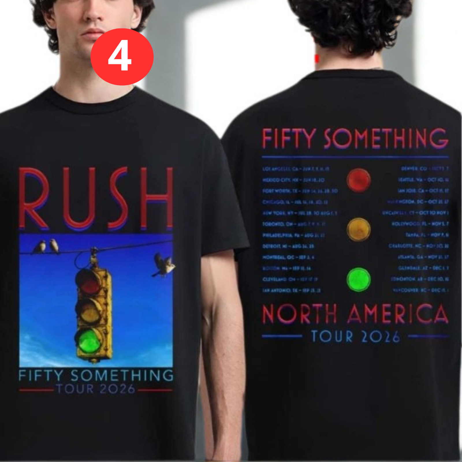 Rush Stage Logo Shirt, Fifty Something Tour 2026 Tee, Fan Gift (Reprint)