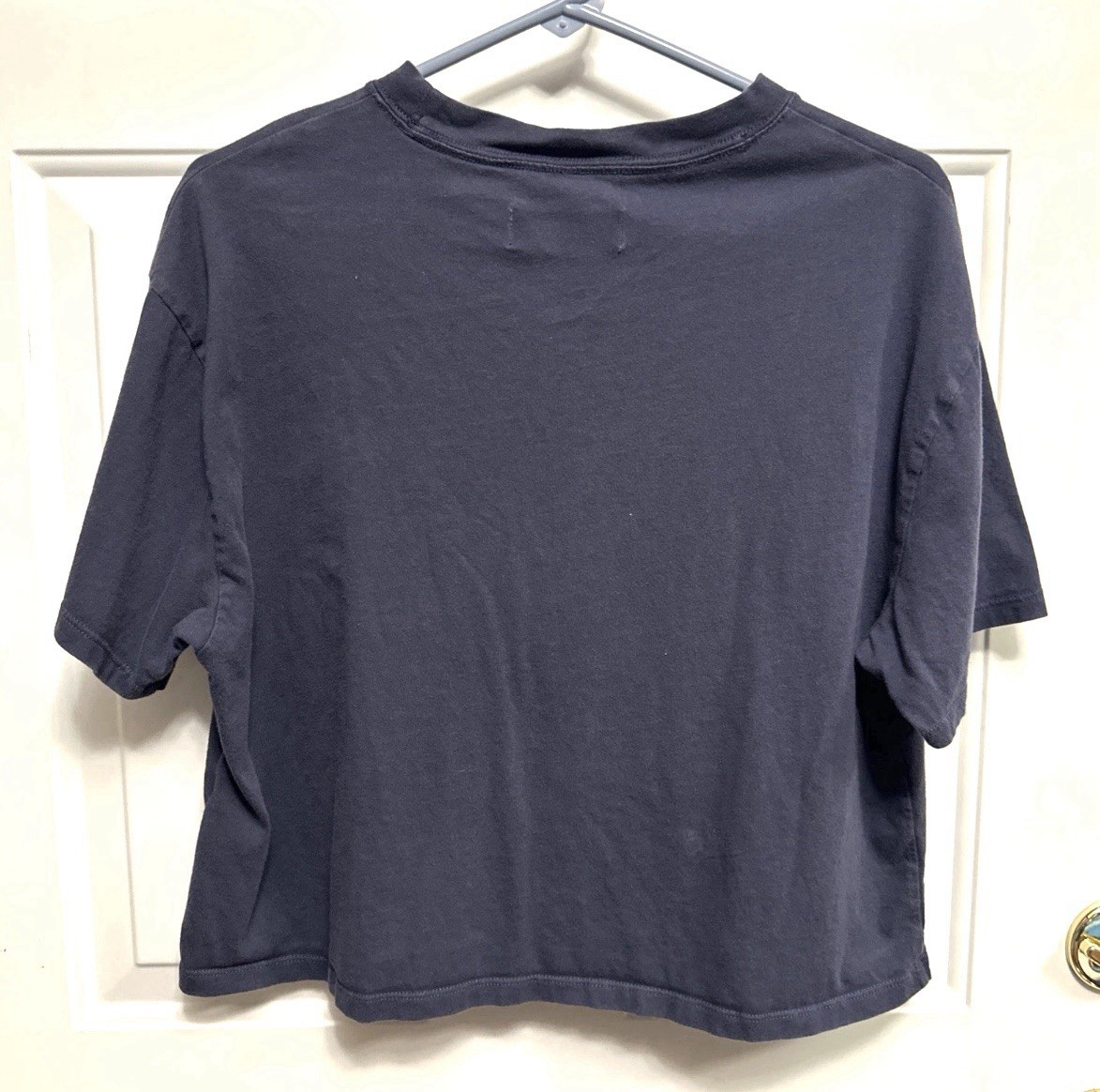 Women’s Abercrombie & FItch Cropped Crest Logo Tee Boxy Y2K Inspired Preppy M