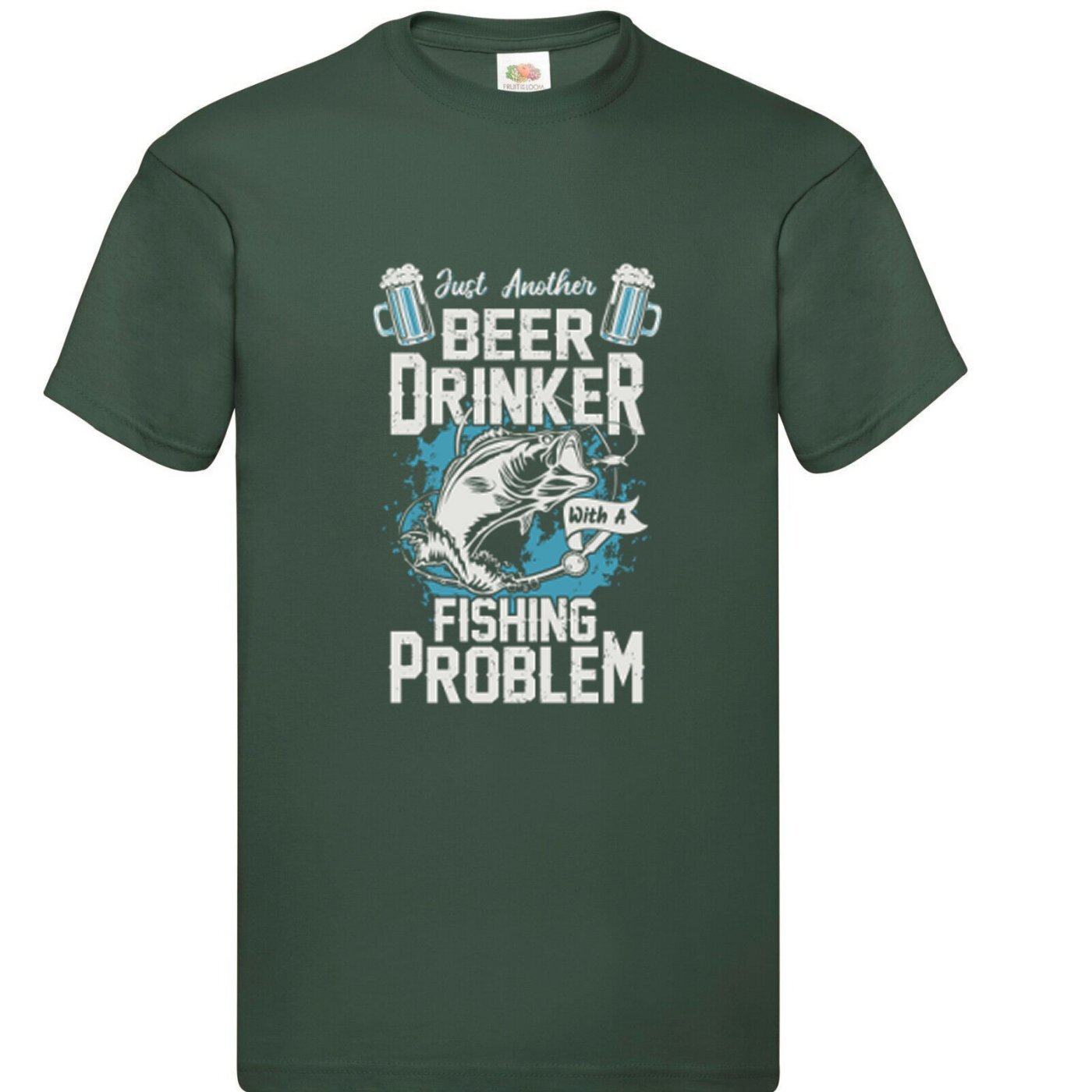 Fishing Beer Drinker Funny Humour Novelty T Shirt Various Colours And Sizes