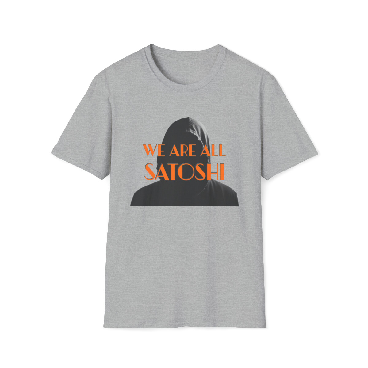 We Are All Satoshi Nakamoto, Bitcoin BTC Crewneck T-Shirt, Cryptocurrency