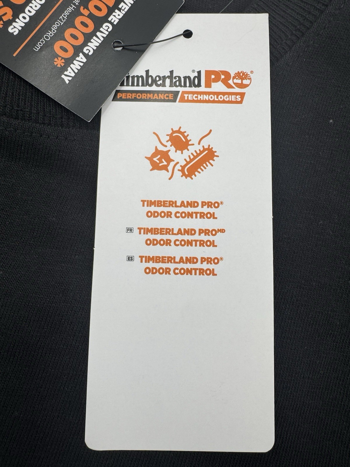 Timberland PRO Men’s Core Chest Logo Short-Sleeve T-Shirt Small Black