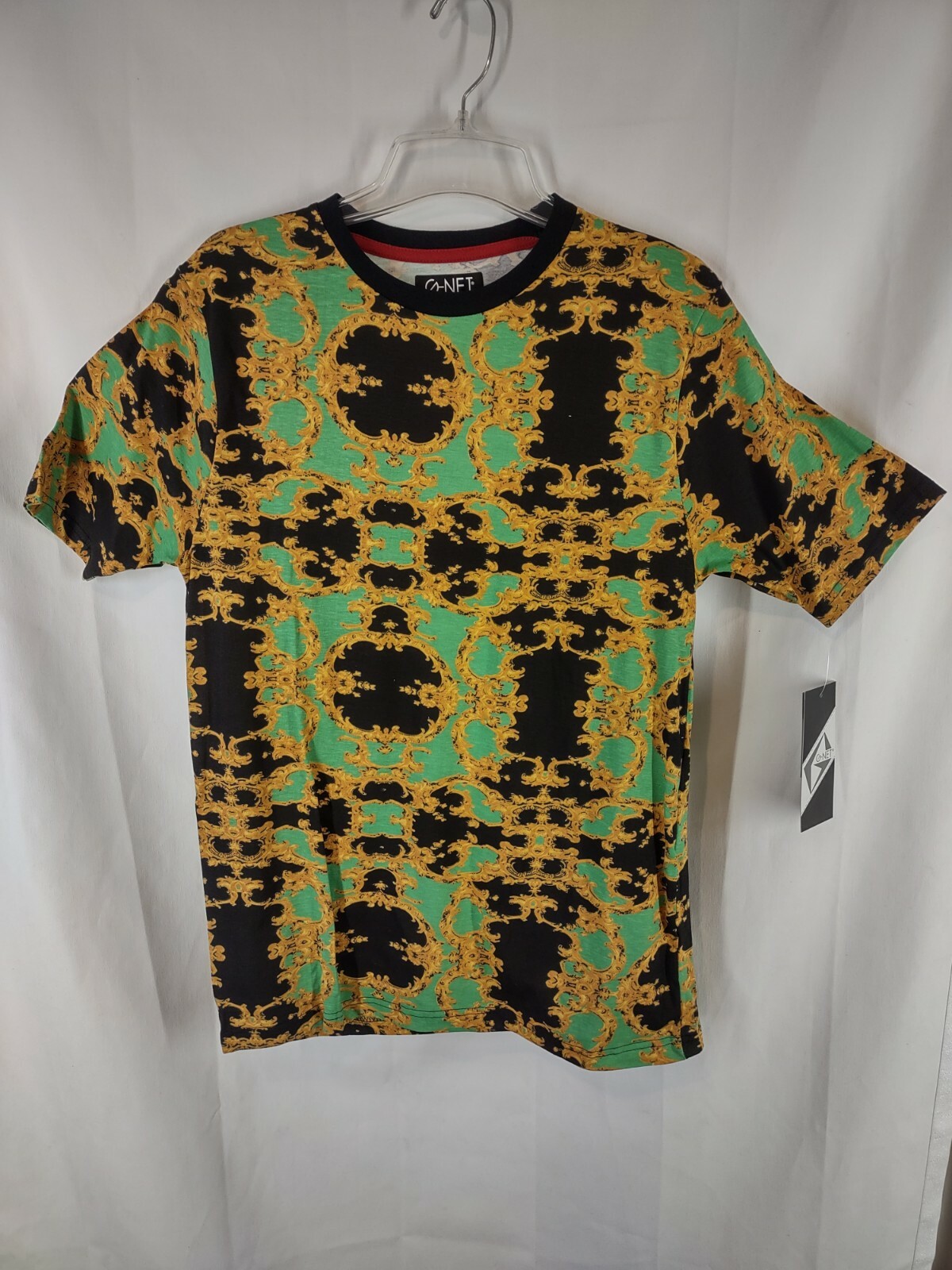 Graphic Print Shirt Men’s Size Large ( L ) G-Net Short Sleeve 100% Cotton