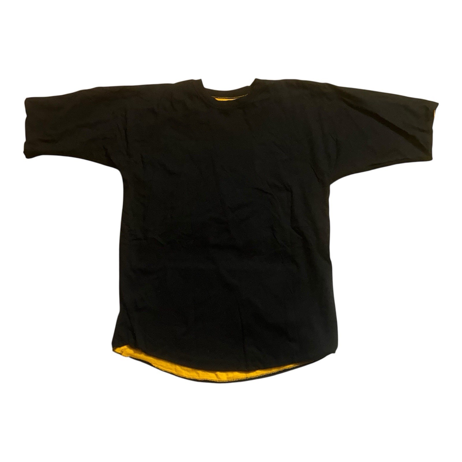 Vintage 90s Russell Athletic Double Face Reversible T Shirt Size Large