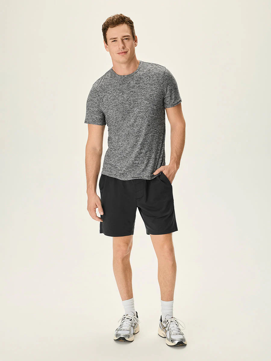 NWT Outdoor Voices Crew T-Shirt Mens Medium Gray Athleisure Workout Stretch New