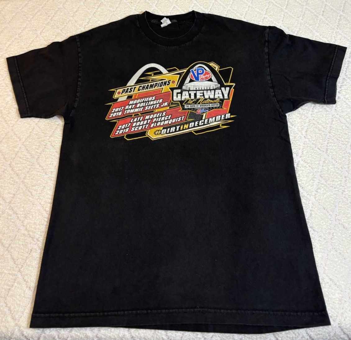 2018 3rd Annual VP Racing Fuels Gateway Dirt Nationals Racing 2 Sided Tee Size L
