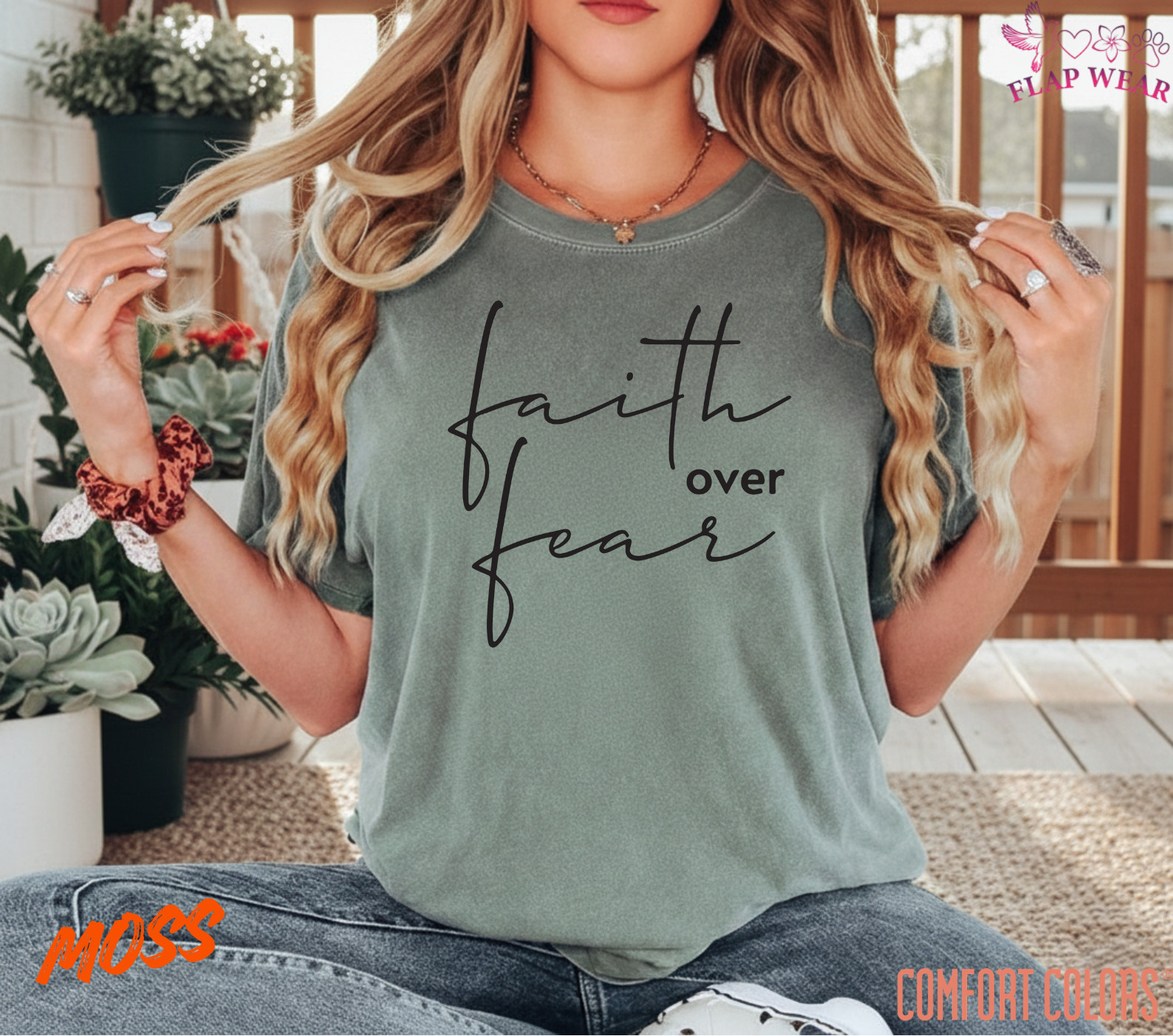 Unisex Faith Over Fear Christian T-Shirt, Men T shirt,Women T shirt Gift
