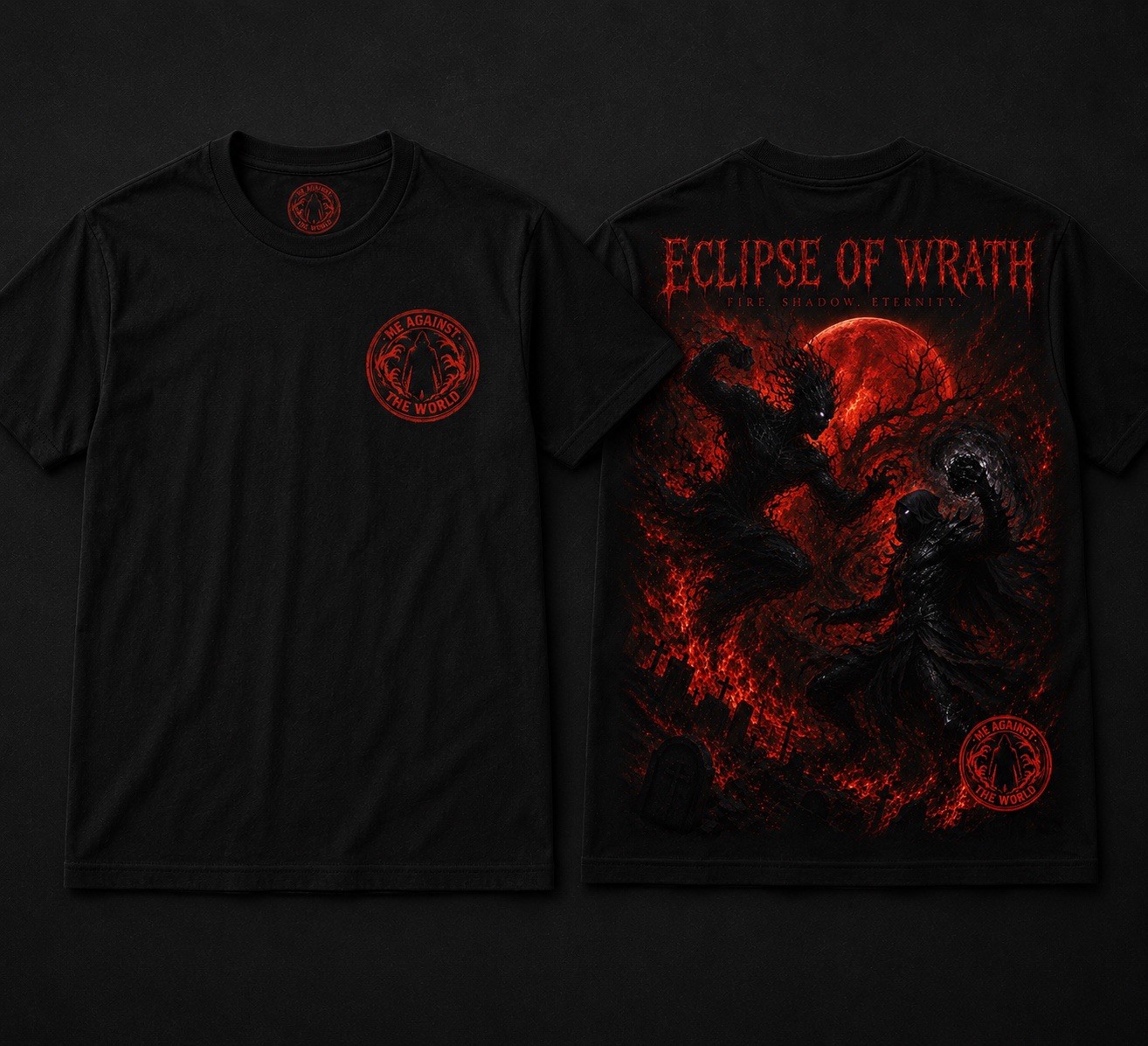 Eclipse of Wrath” Graphic T-Shirt