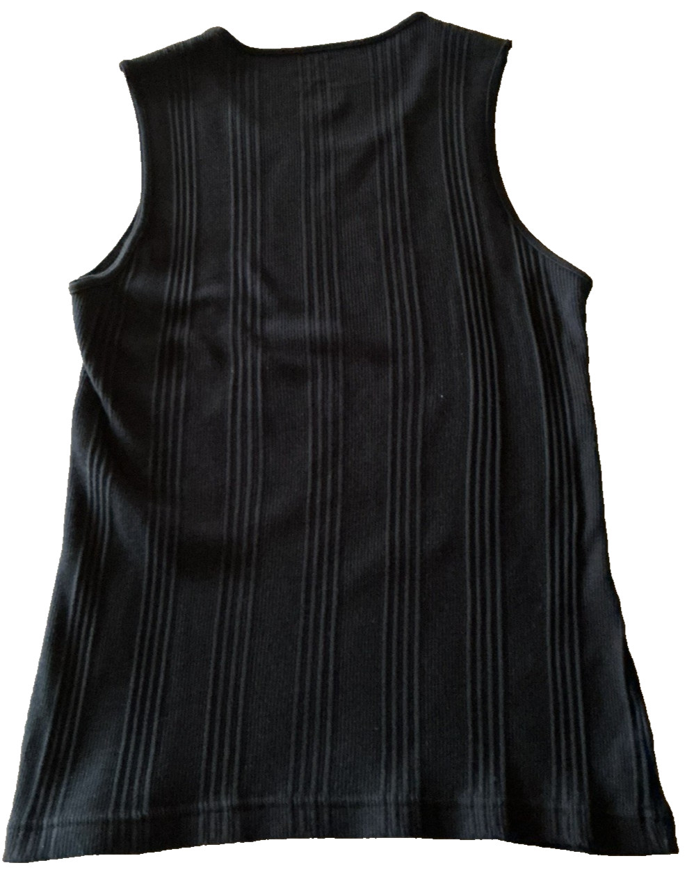 Todd Smith Men’s Swarovski Crystals Black Muscle Shirt Size M 100% Cotton