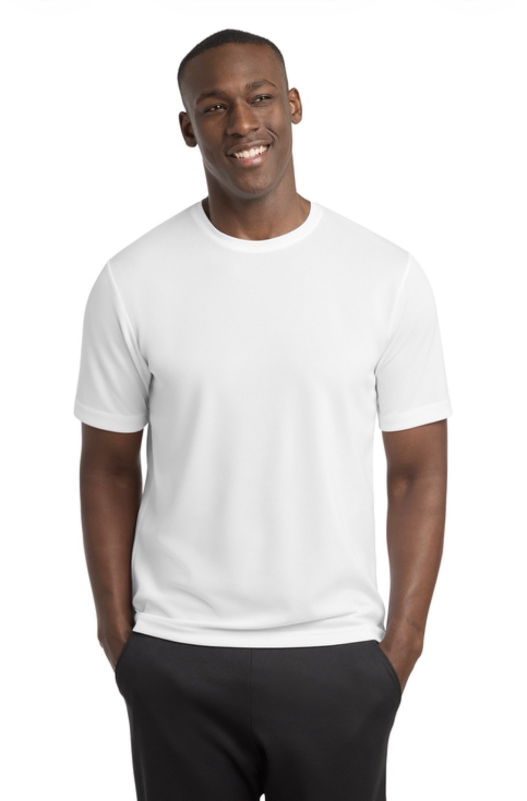 Sport-Tek Premium PosiCharge RacerMesh Performance T-Shirt ST340 WHITE