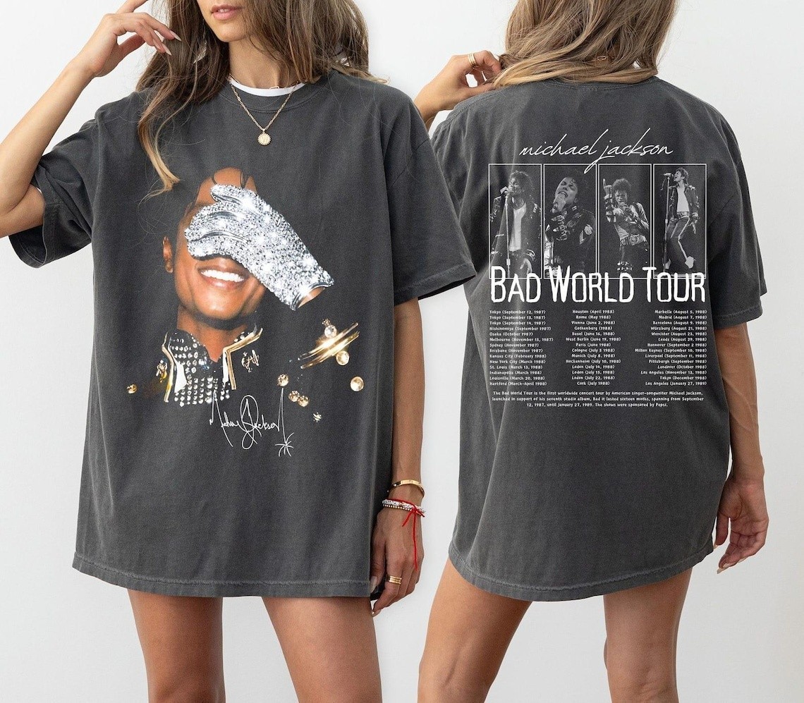 Michael Jackson World Tour Shirt