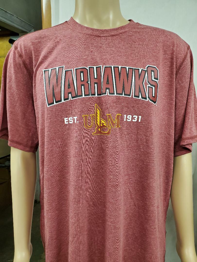 CHAMPION LOUISIANA MONROE “WARHAWKS” MEN’S CREW T-SHIRT ASSORTED SIZES #425
