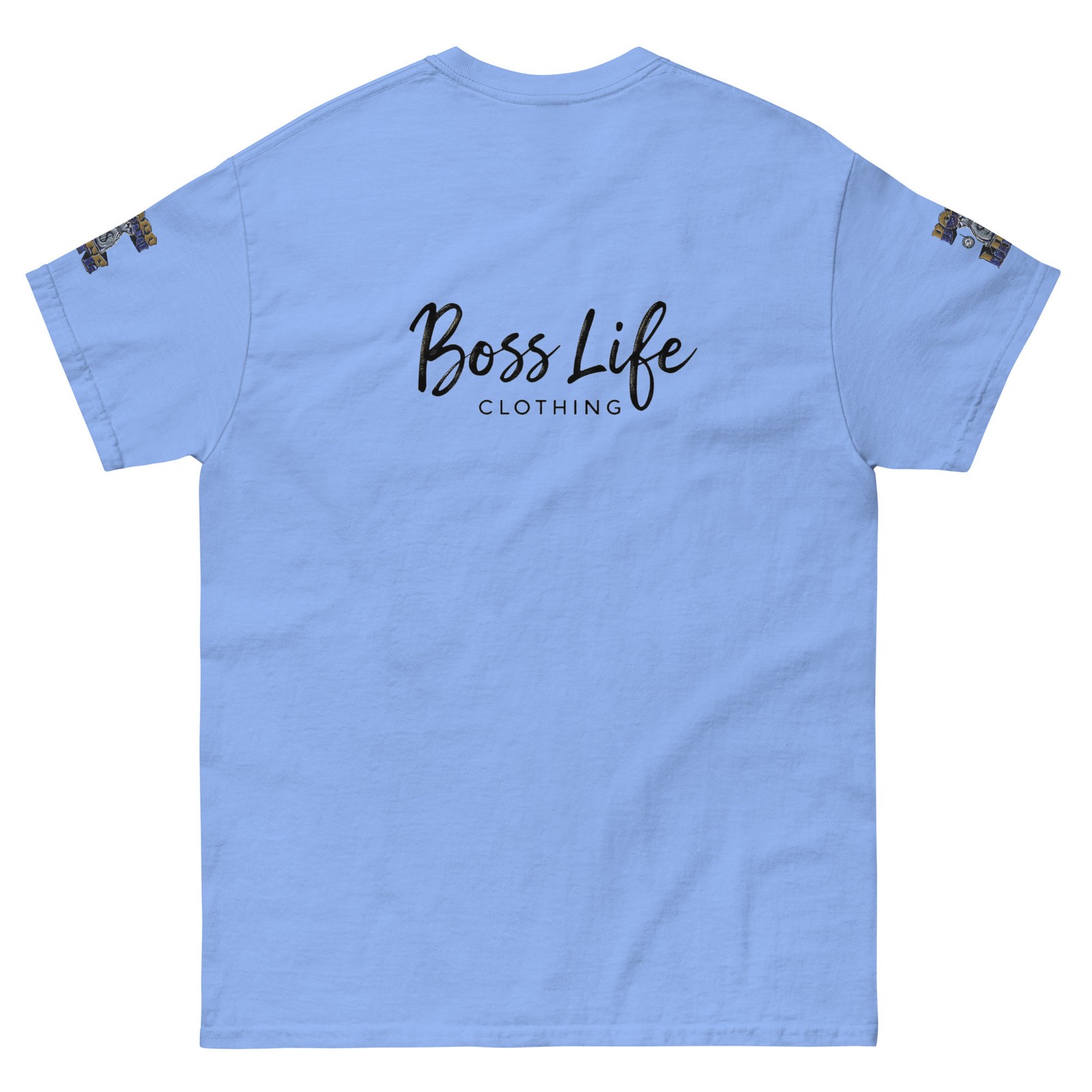 Boss Life african money back signature embroisery sleeve Unisex classic tee