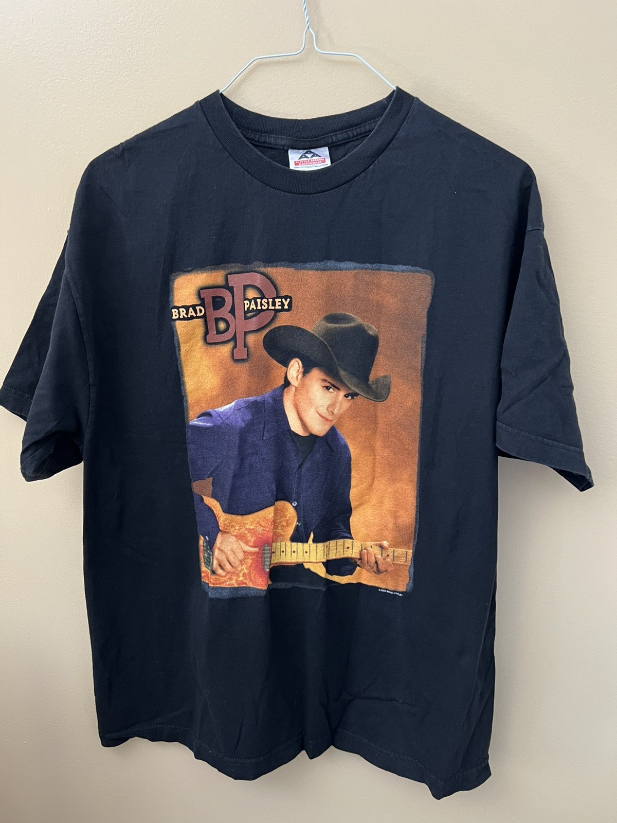 Vintage 2000 Brad Paisley Tour Graphic T Shirt Size XL