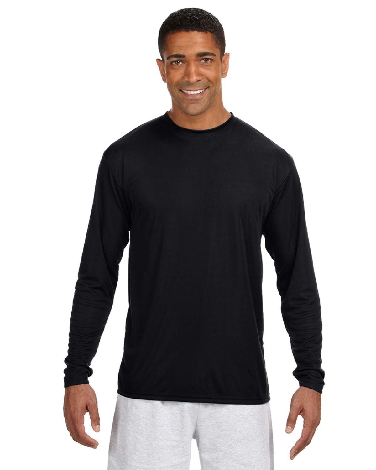 A4 Men’s Long-Sleeve Cooling Performance Crew – N3165