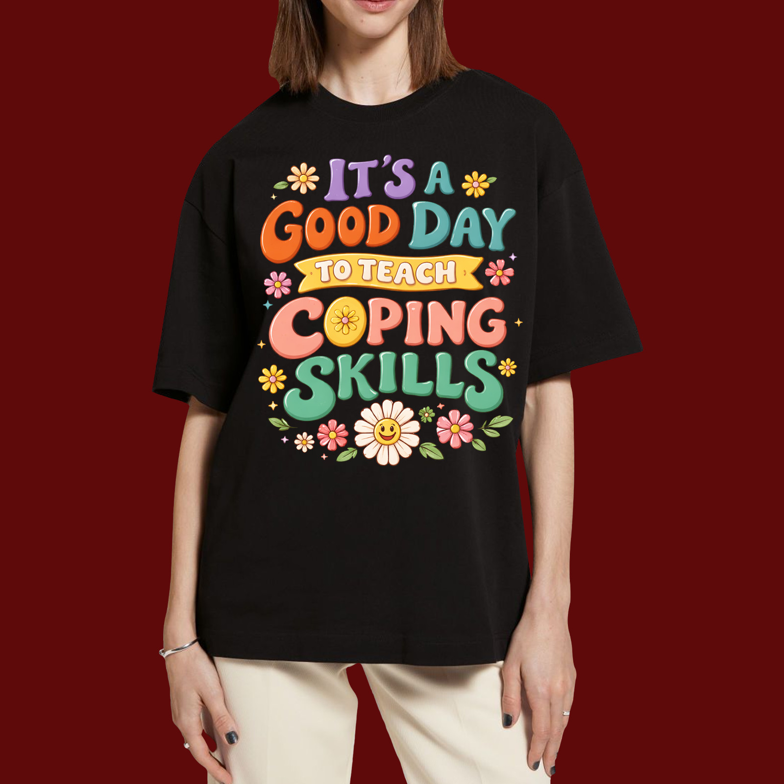 Coping Skills Shirt School Counselor Mental Health Teacher Tee