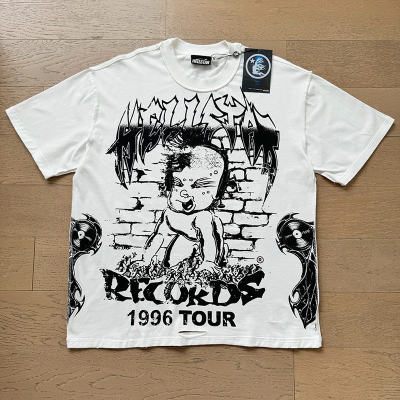 Hell Studios star Abstract Animation 1996 TOUR print Men’s Short Sleeve T-shirt