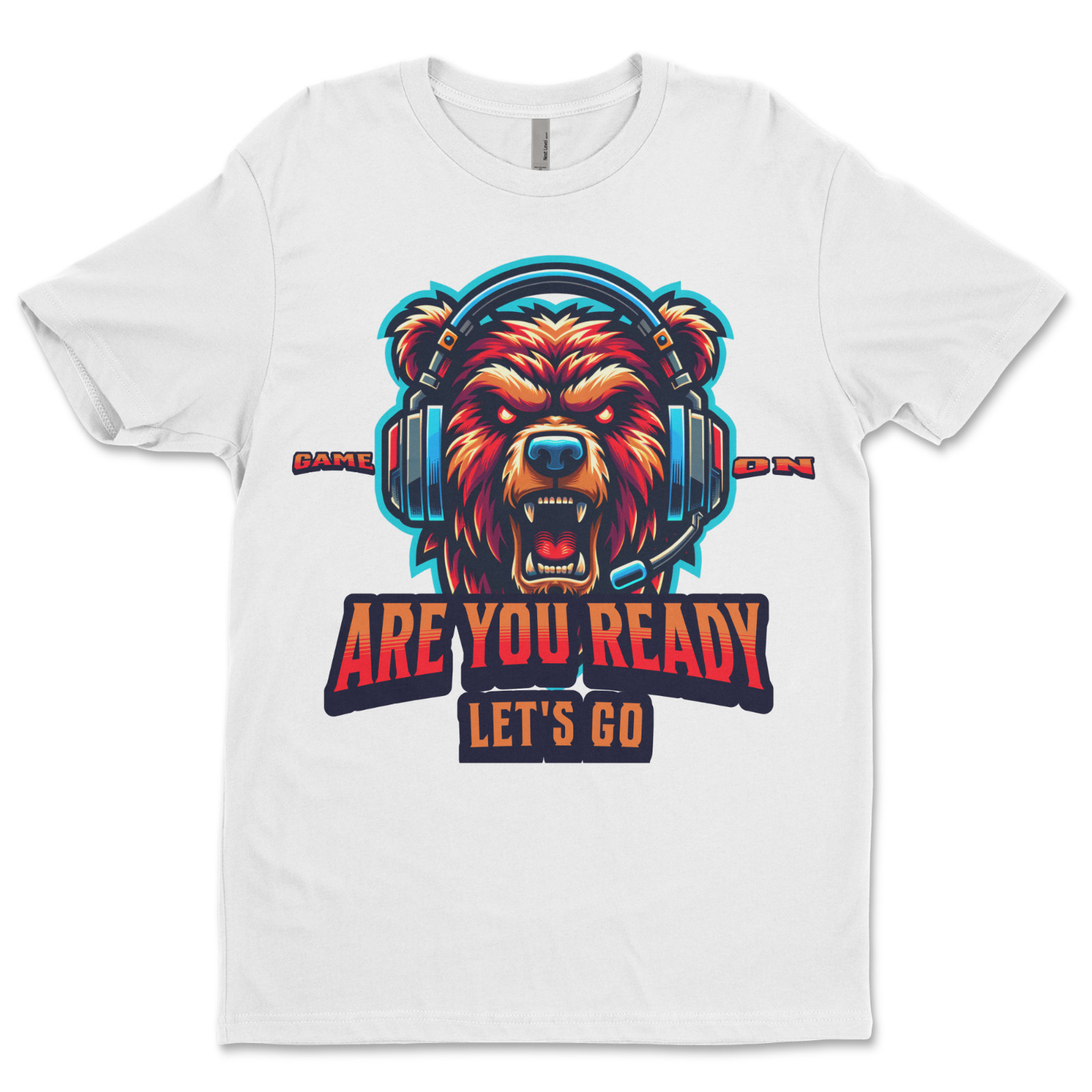Custom T-Shirt, Are You Ready Dtf Print On Next Level T-Shirt unisex Soft Cotton