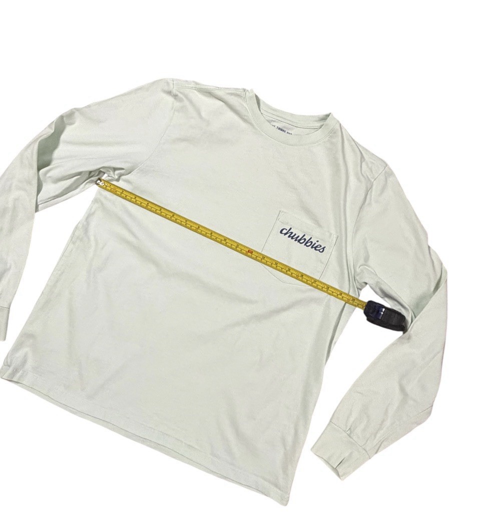 Chubbies The Weekend Has Arrived Men’s Small T Shirt Long Sleeve Green