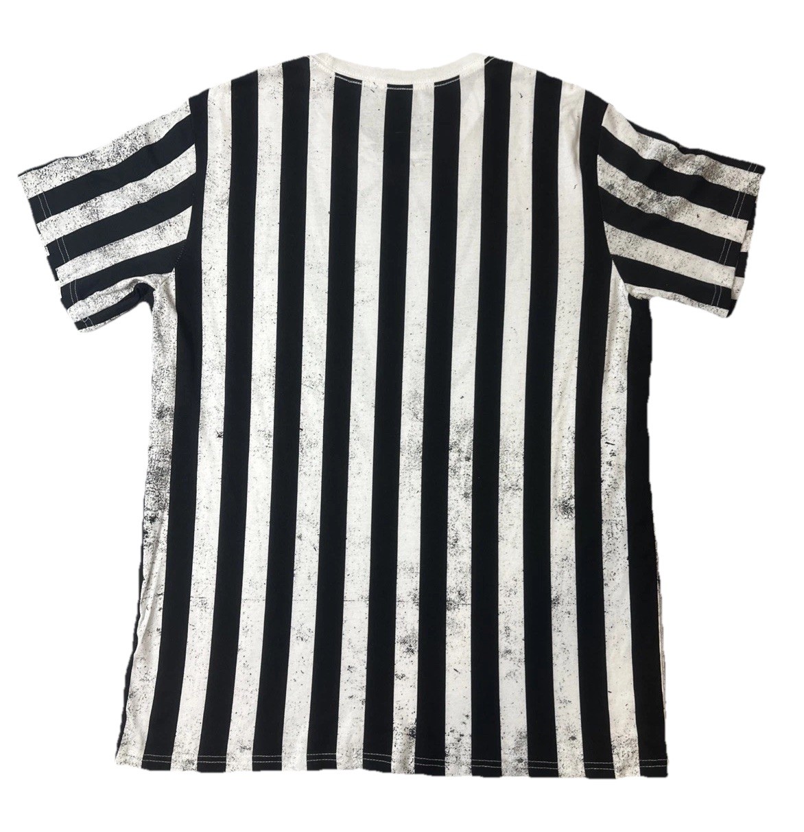 Beetlejuice All Over Print Tee Size XL Striped NWOT Warner Bros