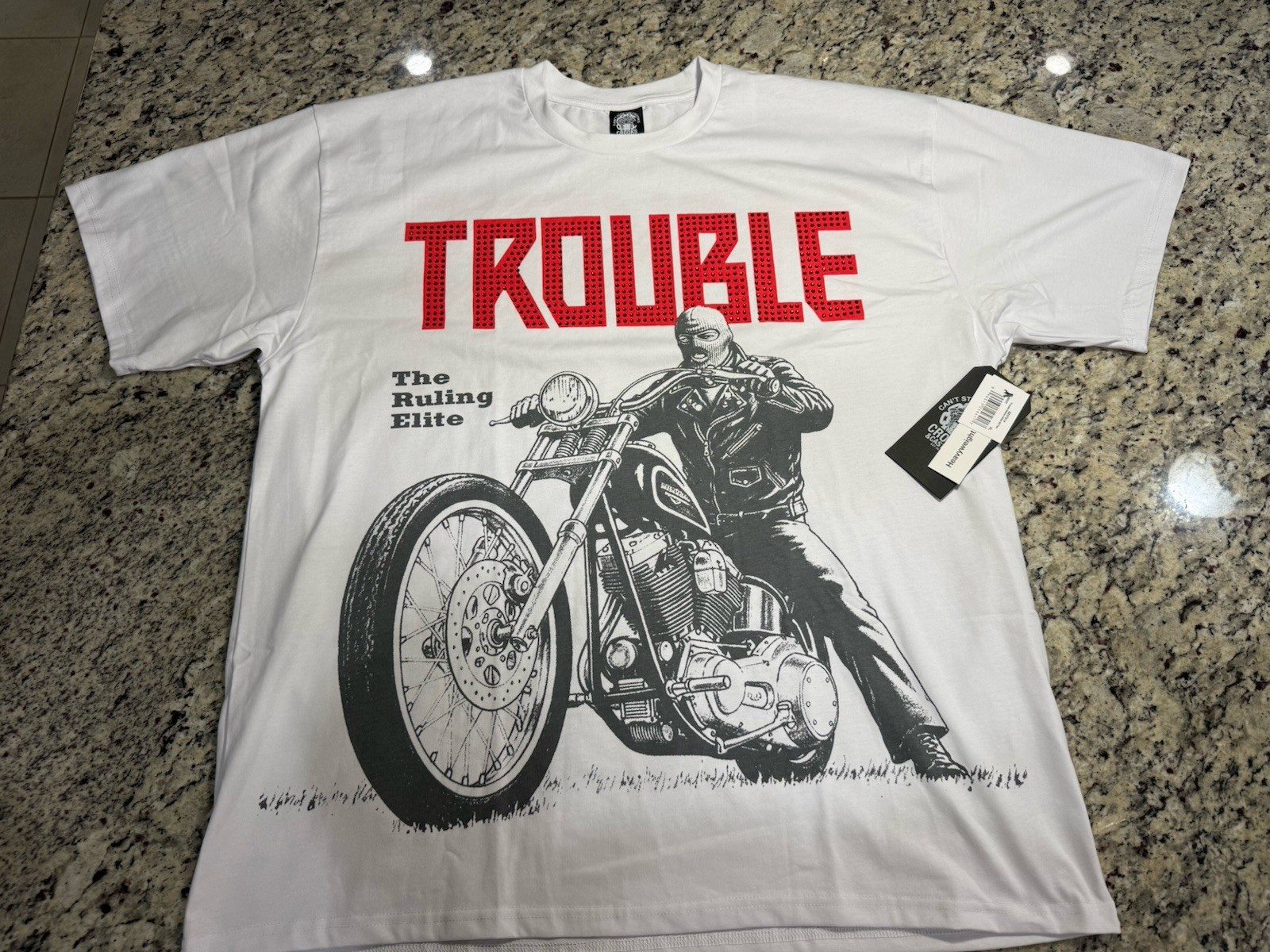 Crooks & Castles Trouble Makers T-shirt Men’s Size XL