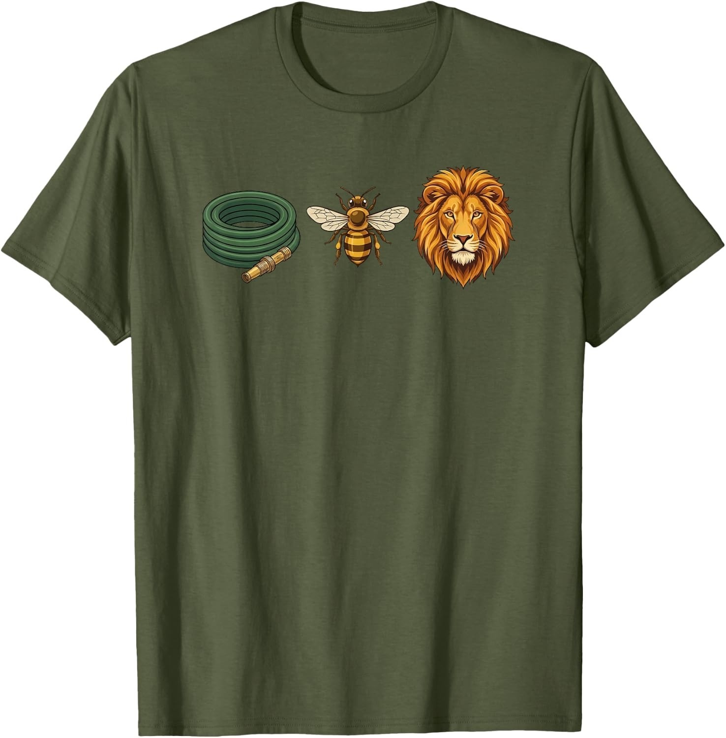 Hose Bee Lion Icons Retro Funny Hoes Be Lying Pun Intended T-Shirt